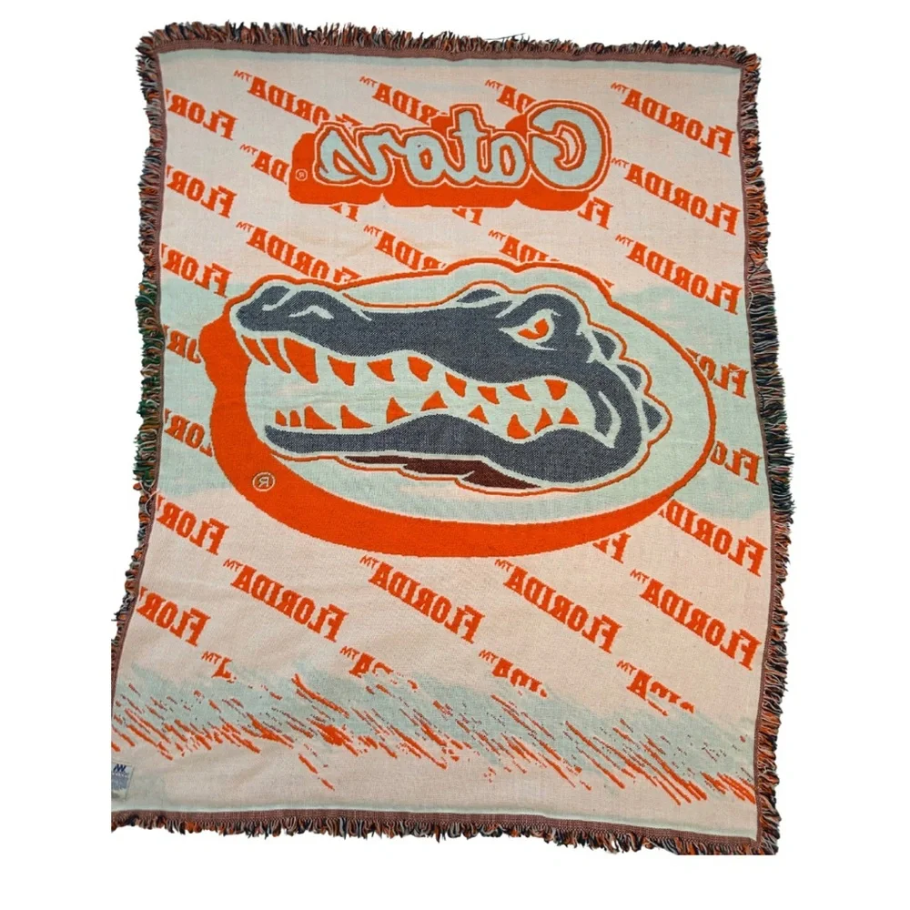 Vintage Northwest Company University of Florida logo blue and orange tapestry